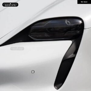 ポルシェ 911 718 カイエン パナメーラ マカン タイカン ヘッドライト ティント スモーク ブラック フィルム TPU ステッカー アクセサ