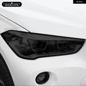 BMW 2個 ヘッドライト ティントブラックフィルムビニールクリア TPU ステッカー X1 F48 2015-ON 2020 アクセサリー