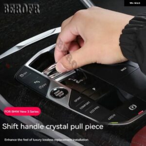 BMW クリスタル シフト ノブピック 2 3シリーズ I3 IX3 G20 F44 2023 ノブ スタートボタン 3点セット カー アクセサリー
