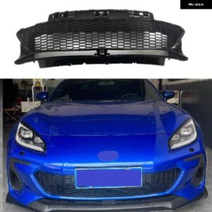 スバル フロントレーシング グリル BRZ 2022 2023 ABS グリル フロントメッシュマスク バンパー カバー 自動