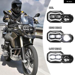 BMW E マーク承認 ヘッドライト F650GS F700GS F800GS ADV F800R オートバイ ライト LED ヘッドライト アセンブリ LED フォグランプ