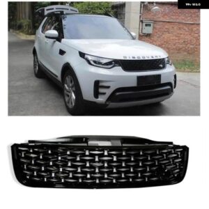 ランドローバー カー スタイリング 外装 バンパー フロントレーシング グリル ディスカバリー 5 LR5 L462 2017 2018 グリル ABS マスク
