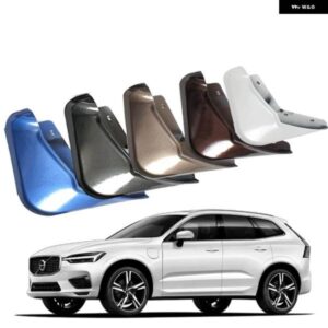 ボルボ MUDFLAPS XC60 2018-2025 マッドガード ブルーホワイトグレーブラウン スプラッシュガード フロントリアホイール フェンダー カー アクセサリー 4個