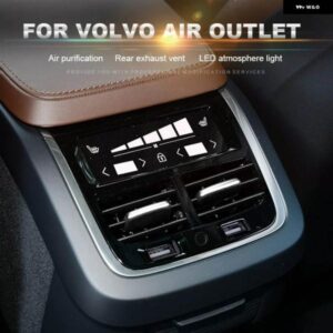 ボルボ XC60 XC90 S60 V60 V90 S90 V60CC リア排気アウトレット浄化 LED ムードランプ USB 充電