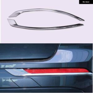 ボルボ 車 外装 アクセサリー 2個 ABS クロームリア フォグライト ランプカバー トリム 装飾 XC60 XC90