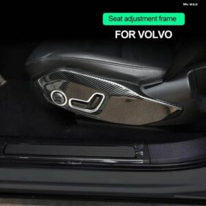 ボルボ XC90 XC60 S90 S60 V90 V60 内装 ステッカー カー アクセサリー シート調整 装飾 フレーム カバー