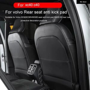 ボルボ XC40 C40 リアアンチキックパッド カー アクセサリー 内装