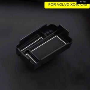 ボルボ XC40 C40 2019-24 センター コンソール オーガナイザー アクセサリー アームレストインサート二次 収納 ボックス