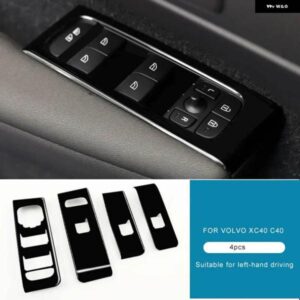 ボルボ C40 XC40 ガラスリフティング パネル 専用ウィンドウスイッチボタン フレーム C40 カスタム インテリア アクセサリー
