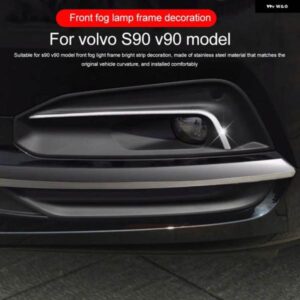 ボルボ S90 V90 V90CC フォグライト フレーム 装飾 ストリップステンレス 装飾 ストリップ 2021-2024 カー アクセサリー