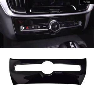 ボルボ XC60 S90 V90 オーディオ 調整 パネル 装飾 フレーム ノブ集中 制御 エアコン インテリア グリッター