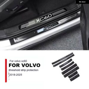 ボルボ XC60 ドアシルストリップペダルステンレスカーパーツ 装飾 車 ACCESSORIES2018 19 20 2021 22 23 24 25