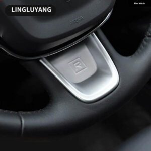 ボルボ XC40 ステアリングホイール トリム グリッターラベル インテリア 自動車 アクセサリー トリム ステッカー