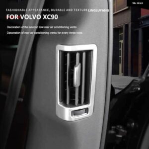 ボルボ XC90 リア排気口 2列 目と 3列 目 装飾 カー アクセサリー 2015-2024