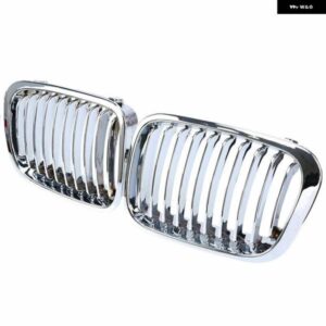 BMW 2X クロームフロントフードキドニーグリル 1998-2001 E46 320I 323I 325I 328I 330I 4ドアセダン用