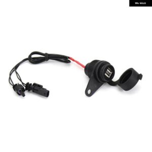 BMW USB ダブルソケット交換 R1200GS R1250GS F700GS F750GS F800GS F850GS ADV オートバイ アクセサリーロスレスライン