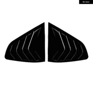 BMW リアウィンドウ三角ルーバーカバー ステッカー X4 G02 2018+ 窓三角 トリム グロスブラック