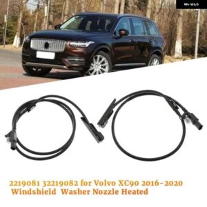 ボルボ 1ペア フロントガラス ウォッシャーノズル ジェットホース 2219081 32219082 XC90 2016-2020 加熱ノズル交換