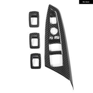 BMW 窓ガラス昇降スイッチ ボタン フレーム 装飾 カバー トリム X3 X4 F25 F26 2011-2017 カーボン