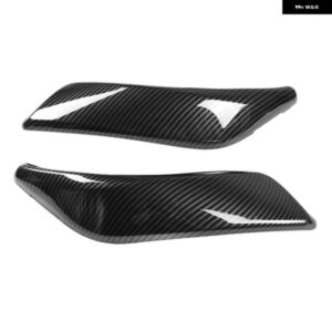 BMW 2個 カーボン車インナー ドアハンドル トリム プルグラブ パネル ハンドルカバー F20 F21 F22 F23 12-18 2 ドア