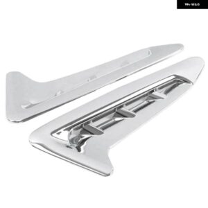 BMW 1ペア フロントサイドフェンダーエア アウトレット カバー トリム X3 G01 X4 G02 2018-2024 カー スタイリング ベントフェンダークローム