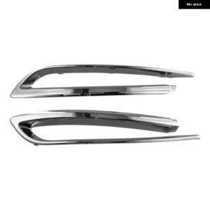 BMW 1ペア リア バンパー プロテクター クローム トリム F10 528I 535I 2014-2016 51127341675 51127341676