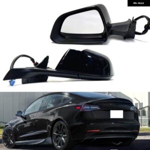 テスラ リアビュー反転 ミラー アセンブリ モデル3 2017-2020 サイドバック ミラー 1592031-00-E 1592032-00-E