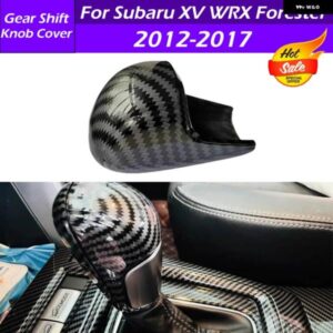 スバル XV 2012-2017 WRX フォレスター 2013-2018 フロントセンター コンソール ギア シフト ノブ トリム カバー
