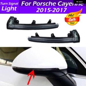ポルシェ 95863110131 95863110231 LED 車バック ミラー サイド ミラー ウィンカーライト インジケータライトランプ カイ