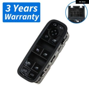 ポルシェ フロント左マスターウィンドウ コントロール スイッチ 971959858E 971959858G カイエン 2018-2022 パナメーラ