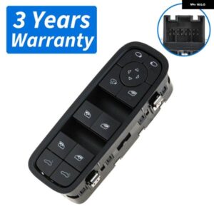 ポルシェ マットブラックマスターウィンドウ コントロール スイッチ 971959858J 971 959 858 J カイエン 2018-2024