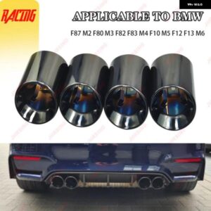 BMW 4ピース ステンレス 排気ヒント F87 M2 F80 M3 F82 F83 M4 F10 M5 F12 F13 M6 アクセサリーマフラーテールヒント