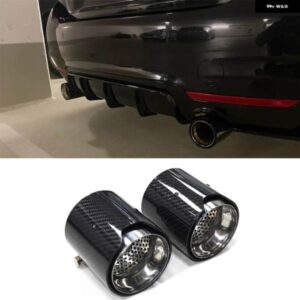 BMW 1個 M2 F87 M3 F80 M4 F82 F83 マフラーカーボンテール パイプ マフラー パイプ ヒントノズル ID 70MM