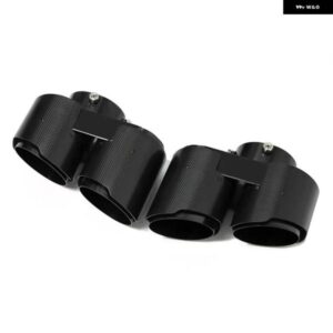 BMW クワッドカーボン排気先端マフラー先端 X5 G05 X6 G06 X7 G07 2019 + テール パイプ 排気 システム ノズル
