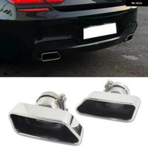 BMW マフラー F10 F11 F12 F13 535I 535D 640I 640D 550I 650I スクエアテール パイプ マフラー先端ノズル排気 システム