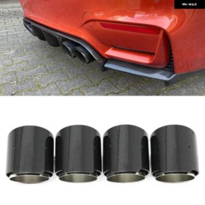 BMW 4ピース カーボン排気先端 M2 F8 M3 F80 M4 F82 マフラー先端 ID 70MM ノズルダイレクトプラグテール パイプ