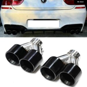 BMW クワッドカーボン排気先端 F10 F11 535D 535I 640I 640D G30 G31 外観排気 システム ノズルテール パイプ