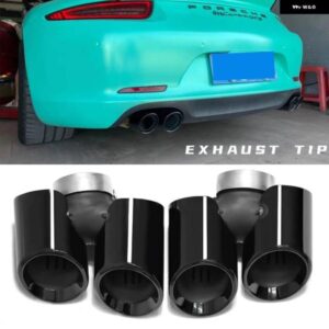 ポルシェ クワッド排気先端マフラー 911.1 997 世代 II 2008-2016 テール パイプ ノズル