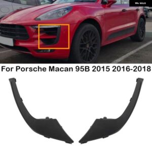 ポルシェ マカン 95B 2015-18 フロント バンパー アンダーモールディングストリップ フォグランプ フレーム トリム ストリップ 95B8