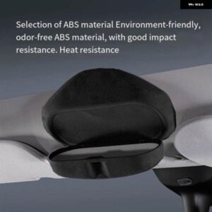 テスラ モデルY モデル3 ハイランド車用 メガネ ケースサングラス 収納 バイザー 車用 メガネ フレーム ボックス ブラック