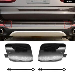 BMW リアバンパー 牽引フックカバー 塗装 51127378573 51127378574 X5 F15 2013-2018 トレーラーカバー