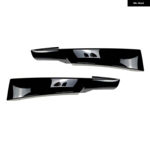 BMW フロントバンパー サイドスプリッターカバー 3シリーズ E90 320I 330I M-TECH 2009-2012 フォグランプ エアベント インテーク スポイラー リップ