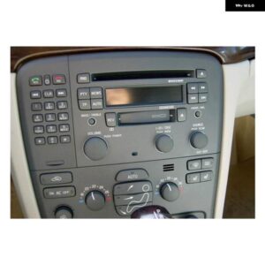 ボルボ S80 1999-2005 カー ステレオ フェイシアダッシュ パネル 2DIN フレーム トリム キット 173X98MM