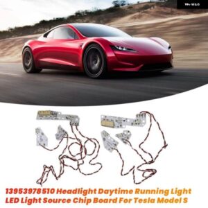テスラ 1ペア 13953978510 フロント ヘッドライト デイタイム ランニングライト LED ボード モデル S ウィンカー光源チップ モ