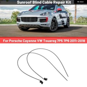 ポルシェ 2ピース サンルーフ ブラインド ケーブル リペアキット カイエン VW トゥアレグ 7P5 7P6 2011-2018 7P089887