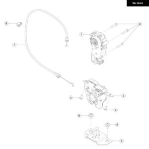 テスラ リア トランク リフトゲート蓋ロック 1003549-00-D モデル S 2012-2021 締め付けテールゲートラッチ アクチュエータ