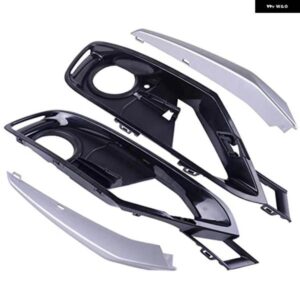BMW フロントバンパー フォグライト グリル カバー トリム フィット用- 3シリーズF30/F31 2012-2015 51117300739 51117300740