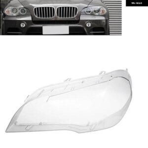 BMW クリア ヘッドライト レンズ カバー 交換用 ヘッドライト ランプ- X5 E70 2008-2013