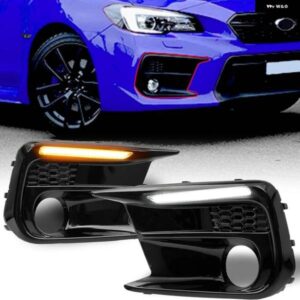 スバル WRX STI 2018-2021 LED デイタイム ランニングライト フォグランプ ベゼル アセンブリ 交換 57731VA410