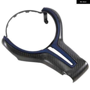 BMW カーボン ステアリングホイール カバー F30 F10 F18 F20 F25 F34 F48 M3 M6 550D 328M 1 2 3 4 5 6 7シリーズ ブルー